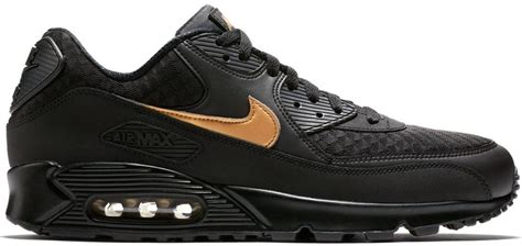 NIKE AIR MAX 90 ZWART/GEEL 